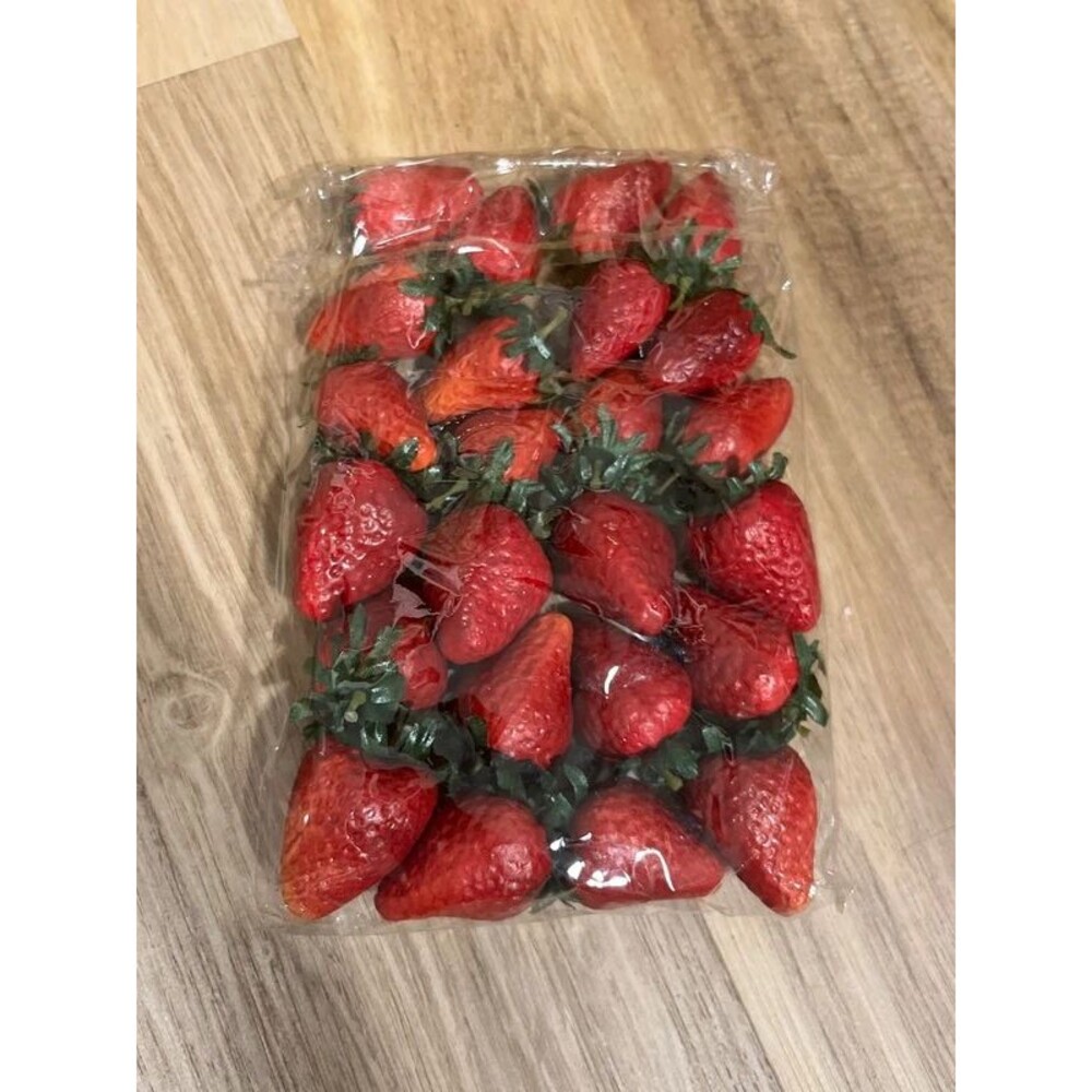 24 fake strawberries